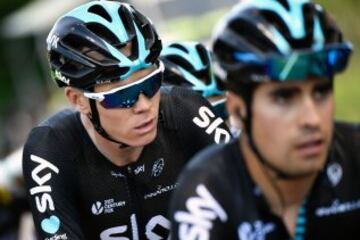 Chris Froome y Mikel Landa.