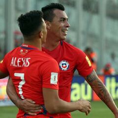 La marca goleadora con que Paredes superó a Alexis y Vargas
