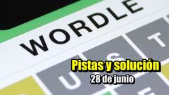 Wordle en español hoy 28 de junio: solución al reto normal, tildes y científico