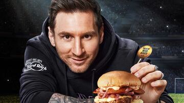 Hard Rock Cafe anunci&oacute; el lanzamiento mundial de su nueva hamburguesa, la &#039;Messiburger&#039;, inspirada en el astro argentino del PSG.