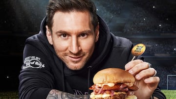 Hard Rock Cafe anunci&oacute; el lanzamiento mundial de su nueva hamburguesa, la &#039;Messiburger&#039;, inspirada en el astro argentino del PSG.