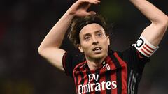 Riccardo Montolivo in action during the Tim Cup final 