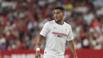 Rony Lopes, con el Sevilla.