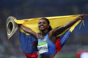 Caterine Ibargüen logra medalla de oro en Salto Triple