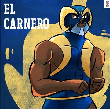 Así se ven los 32 equipos al estilo de la lucha libre mexicana