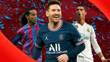 Desde Messi hasta Cristiano Ronaldo. Conoce la lista de los mejores futbolistas del Siglo XXI