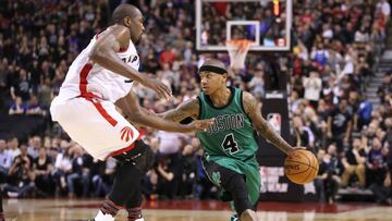 DeRozan (43) le regala un dulce debut a Serge Ibaka en Toronto