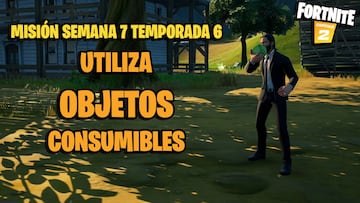 ¿Dónde encontrar objetos consumibles en Fortnite Temporada 6?