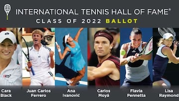 Moy¨¢ y Ferrero, nominados para el Sal¨®n de la Fama del Tenis