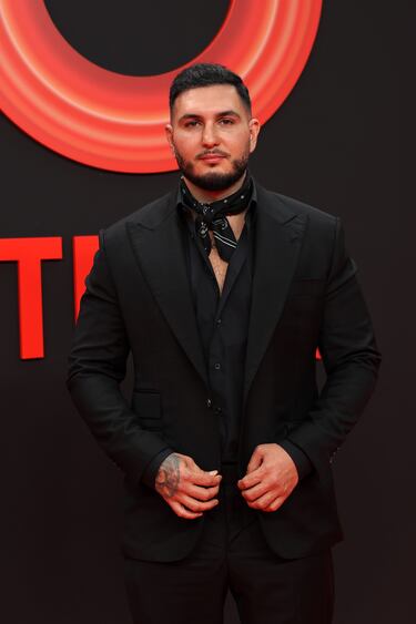Omar Montes durante la fiesta que organiza Netflix para celebrar el 10º aniversario de su llegada a España.