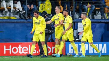 Parejo, Foyth, Danjuma y Alberto Moreno.