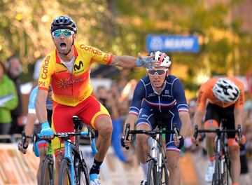 Ha sido uno de los grandes triunfadores de la temporada 2018 después de conseguir el ansiado maillot arcoíris de campeón del mundo en Innsbruck tras dos platas y cuatro bronces. En total, Valverde ha conseguido 14 victorias esta temporada.