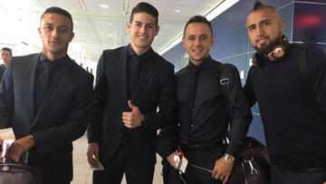James y el Bayern ya están en París para juego de Champions