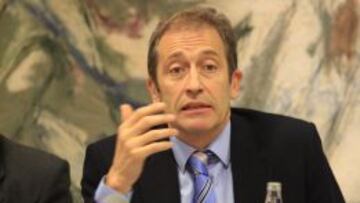 José Luis Llorente durante una comparecencia ante los medios de comunicación.