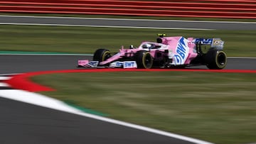 Stroll durante los Libres 2 del GP de Gran Bretaña.