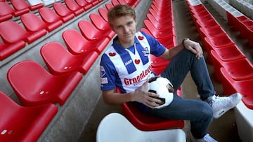 Odegaard fue presentado con Heerenveen holand&eacute;s, donde jugar&aacute; cedido hasta 2018.