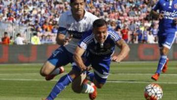 El instante justo en que Álvarez le comete penal a Ubilla.