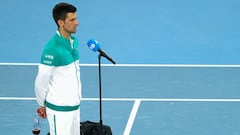The No. 1 world champion tennis player Novak Djokovic has said he cannot support Wimbledon's decision to ban Russian and Belarusian athletes from competing.
