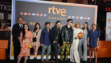 Maximo Huerta, Alaska, María Eizaguirre y Chanel Terrero asiste a la presentación de la nueva temporada 22-23 de RTVE, a 14 de septiembre de 2022, en Madrid (España).
TELEVISIÓN;GENTE;EVENTO
RAUL TERREL
14/09/2022