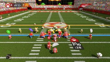 Así sería un juego de Super Mario de Fútbol Americano