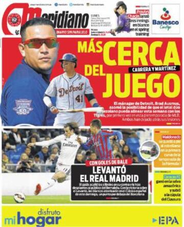 Portadas de la prensa deportiva