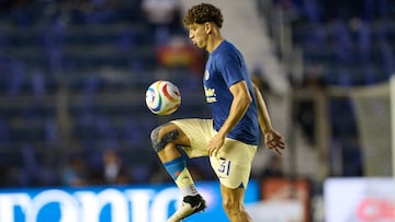 Igor Lichnovsky of America during the final first leg match between Cruz Azul and America as part of the Torneo Clausura 2024 Liga BBVA MX at Ciudad de los Deportes Stadium on May 23, 2024 in Mexico City, Mexico.
