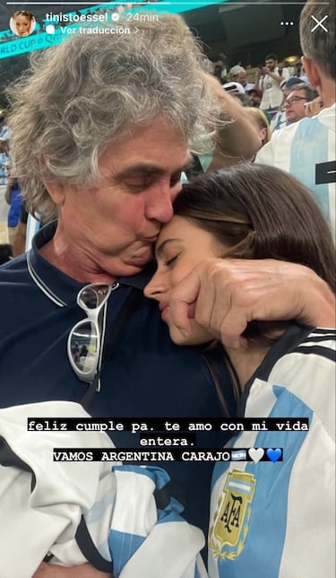 Los festejos de Antonela Roccuzo, Tini Stoessel y las familias de los jugadores de Argentina