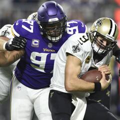 La defensiva de los Vikings, a prueba contra Brees