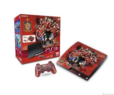 15.000 PlayStation 3 con los colores de la Selección Española