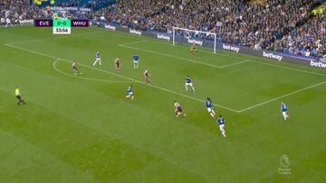 Resumen del Everton vs. West Ham de Premier League