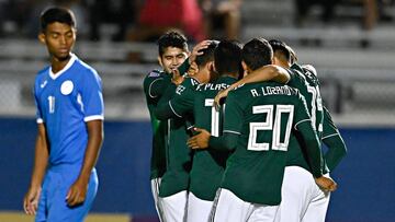 La Selección Mexicana sub-20 arrancó con goleada ante Nicaragua