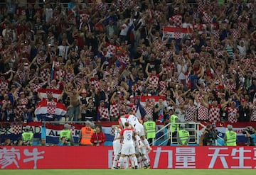 2-0. Luka Modric celebró el segundo gol.