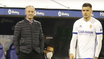 Juan Ignacio Martínez, durante el partido.