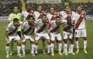 Once inicial del Rayo Vallecano
