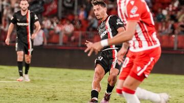 23-09-25. KEVIN VÁZQUEZ, EN EL PARTIDO ANTE EL ALMERÍA.