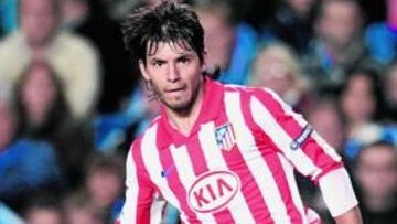 <b>DESEADO. </b>Agüero en el partido ante el Chelsea de la Champions que se disputó en Stamford Bridge.