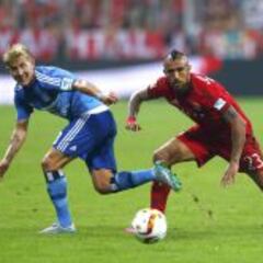 Vidal: "Estoy luchando al máximo para ganarme un puesto"