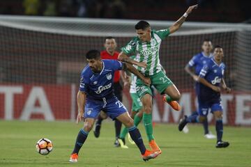 Con gol de Omar Duarte, Nacional venció por la mínima diferencia a Atlético Tucumán, pero no fue suficiente para continuar en la Copa Libertadores, ya que el equipo argentino ganó la ida 2-0 y de esta manera se clasificó a los cuartos de final.