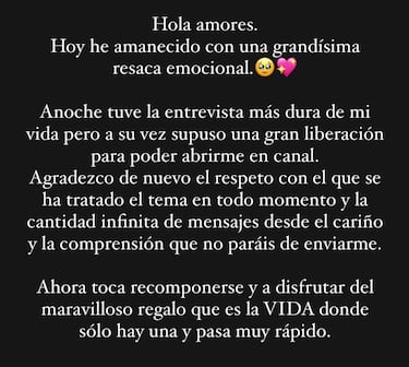 Sofía Suescun, tras su entrevista en ‘¡De Viernes!’: “Ahora toca recomponerse”