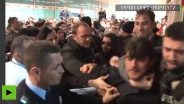 Terror en la llegada de Arda a Turquía: estremece ver las cargas