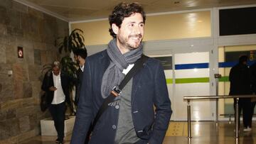 Víctor, en su llegada a Coruña