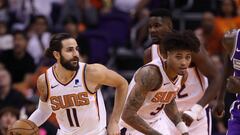 PHOENIX, ARIZONA - OCTOBER 23: Ricky Rubio #11 of the Phoenix Suns controls the ball during the second half of the NBA game against the Sacramento Kings at Talking Stick Resort Arena on October 23, 2019 in Phoenix, Arizona. The Suns defeated the Kings 124-95. NOTE TO USER: User expressly acknowledges and agrees that, by downloading and/or using this photograph, user is consenting to the terms and conditions of the Getty Images License Agreement   Christian Petersen/Getty Images/AFP
 == FOR NEWSPAPERS, INTERNET, TELCOS &amp; TELEVISION USE ONLY ==
