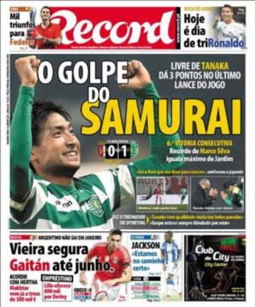 Portadas de la prensa deportiva