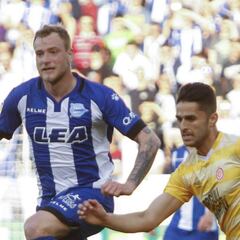 El Alavés pretende quedarse con Pina, Guidetti y Munir