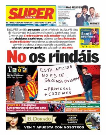 Portadas de la prensa mundial