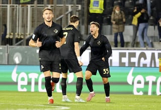 Loyola anotó el primer gol en Italia y sorprendió con un mensaje: llamará la atención