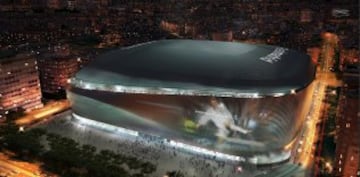 Proyecto del nuevo estadio Santiago Bernabéu.