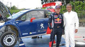 Carlos Sainz y Luis Moya.