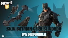Fortnite: skin Batman Cero Blindado ya en la tienda; precio y contenidos