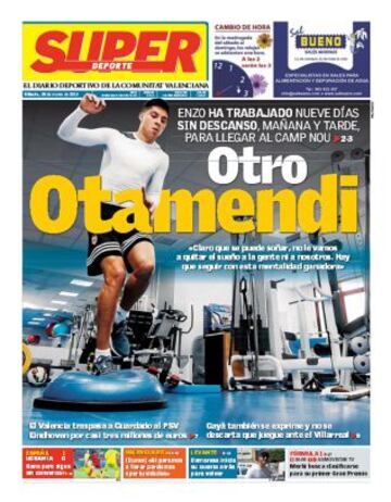 Portadas de la prensa deportiva